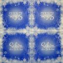 543 Roses - 3-ply -  ( blue) - Ambiente